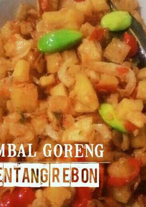 Foto resep Sambal goreng kentang rebon