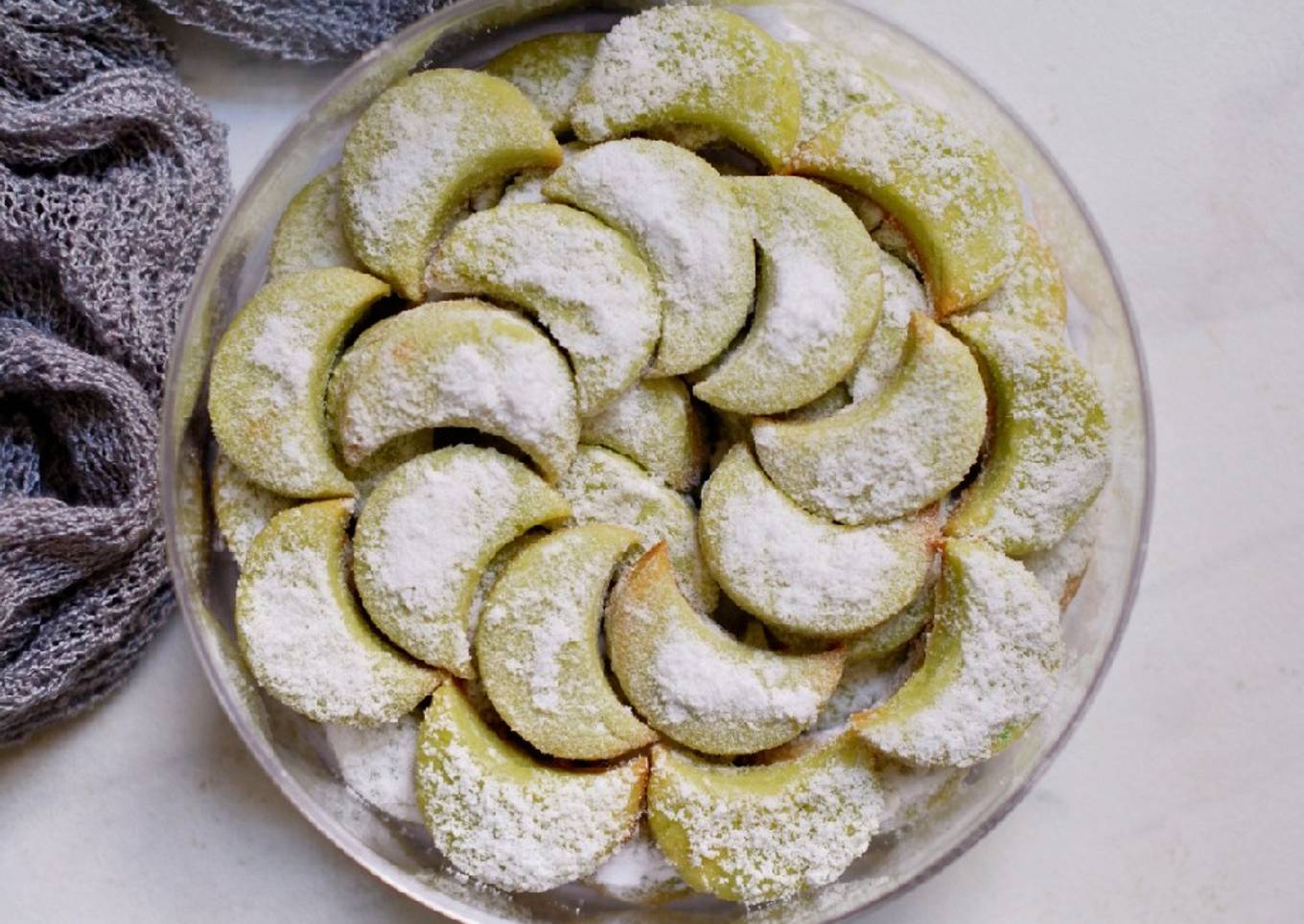 Putri Salju Pandan Keju (Tanpa Mede)