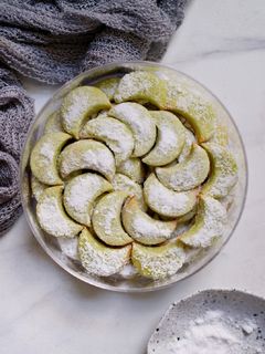 Foto resep Putri Salju Pandan Keju (Tanpa Mede)