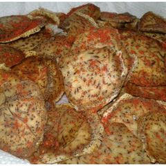 A picture of Chillie fried arrowroots.