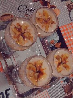 صورة لوصفة تحلية كراميل وموز