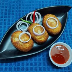 A picture of Suran or Yam Cutlets.