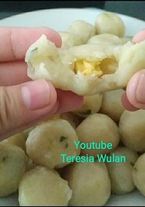 Foto resep Resep Cilok mantab isi Telor Anti Lengket walau dingin