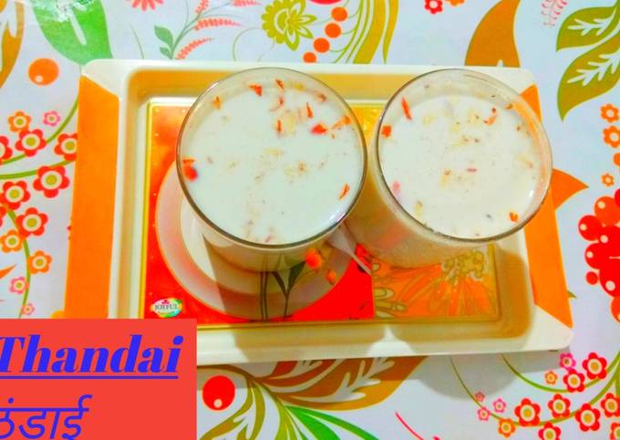Steps to Prepare Any-night-of-the-week Thandai Recipe
