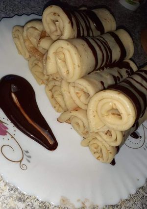 Une photo de Crêpes aux chocolats