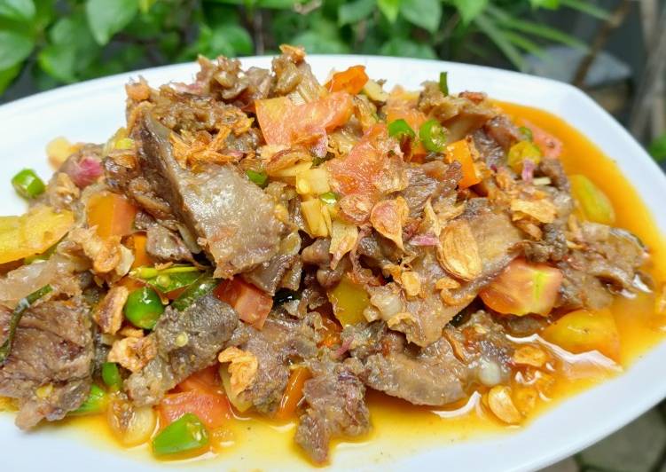 Resep Oseng…oseng daging sapi pedas, Bikin Ngiler