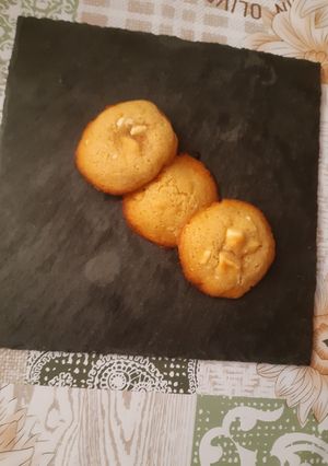 Una foto de Galletas cookies de chocolate blanco infinitas
