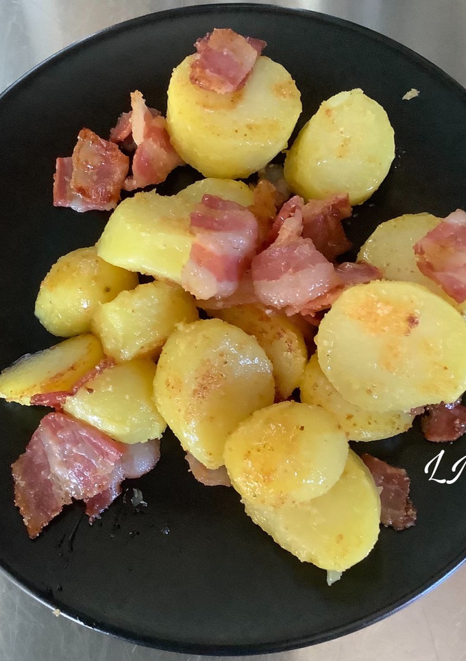 Una foto de Patatas con bacon