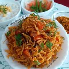 Spicy Tomato Rice A picture of Spicy Tomato Rice.