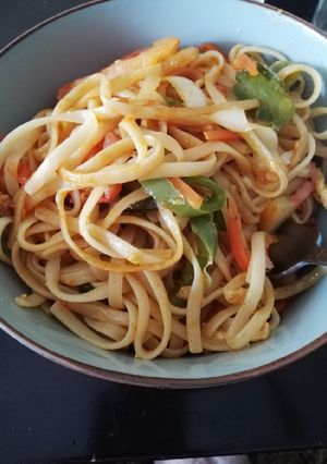 Una foto de Wok sencillo