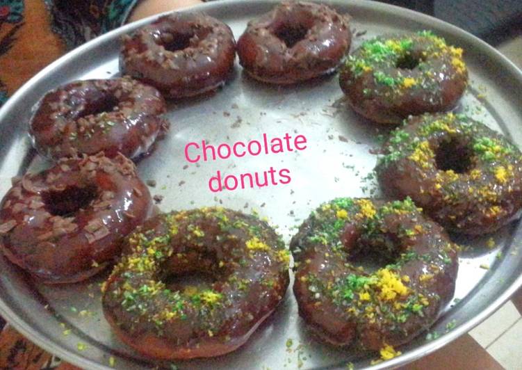 Recipe of Quick Chocolate Donuts