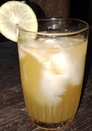 Foto resep Es jeruk kelapa muda