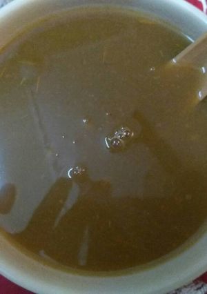 A picture of Sweet and Sour soup.