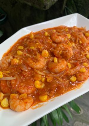 Foto resep Udang Saus Padang