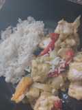 Pollo con verdure e limone,con riso basmati