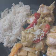 Pollo con verdure e limone,con riso basmati-レシピのメイン写真