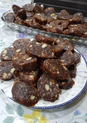 عکسی از دستور حلوای خرما ارده