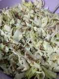Ensalada de lentejas con lechuga