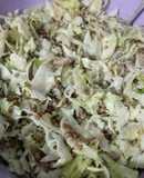 Ensalada de lentejas con lechuga