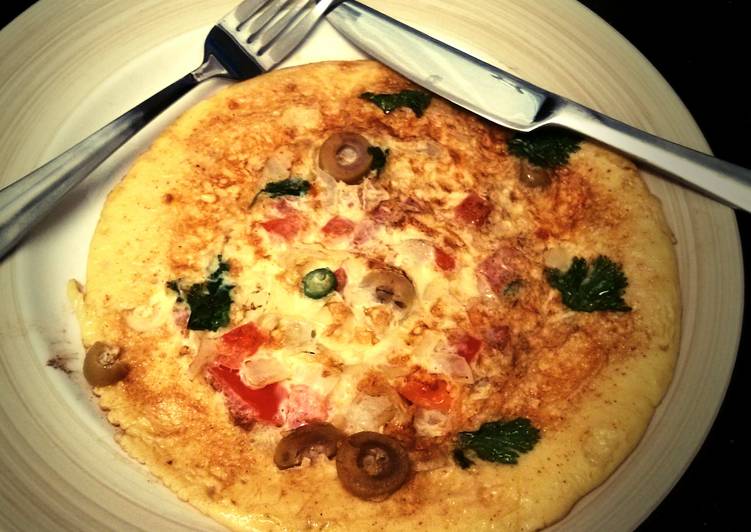 Omelette with Olives Recipe by Kavita Srinivasan Cookpad