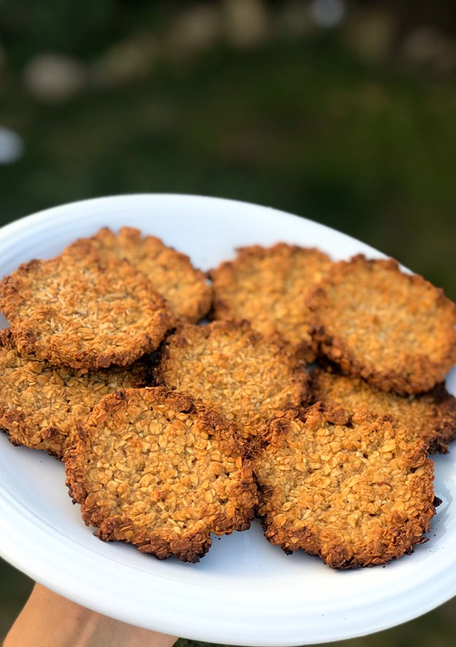 Una foto de Galletas de Avena y Miel (sin harina y sin azúcar)💣
