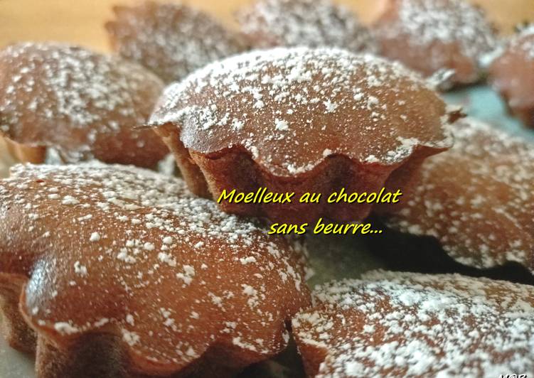 Moelleux au chocolat sans beurre