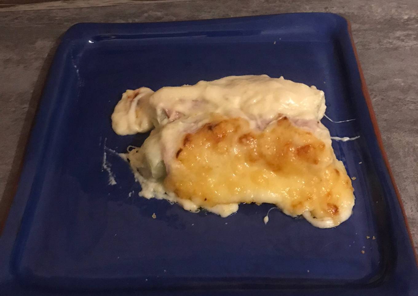 Poireaux au jambon