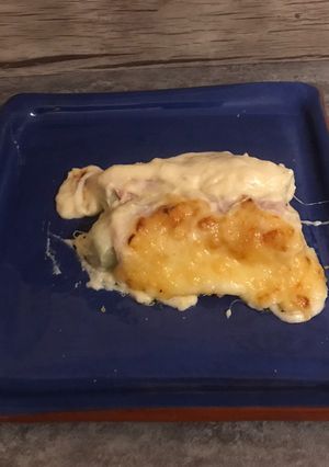 Une photo de Poireaux au jambon