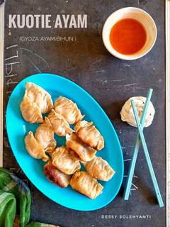 Foto resep Kuotie Ayam (Gyoza Ayam Bihun)
