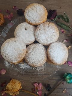 عکسی از دستور کیک سیب و دارچین فنجانی