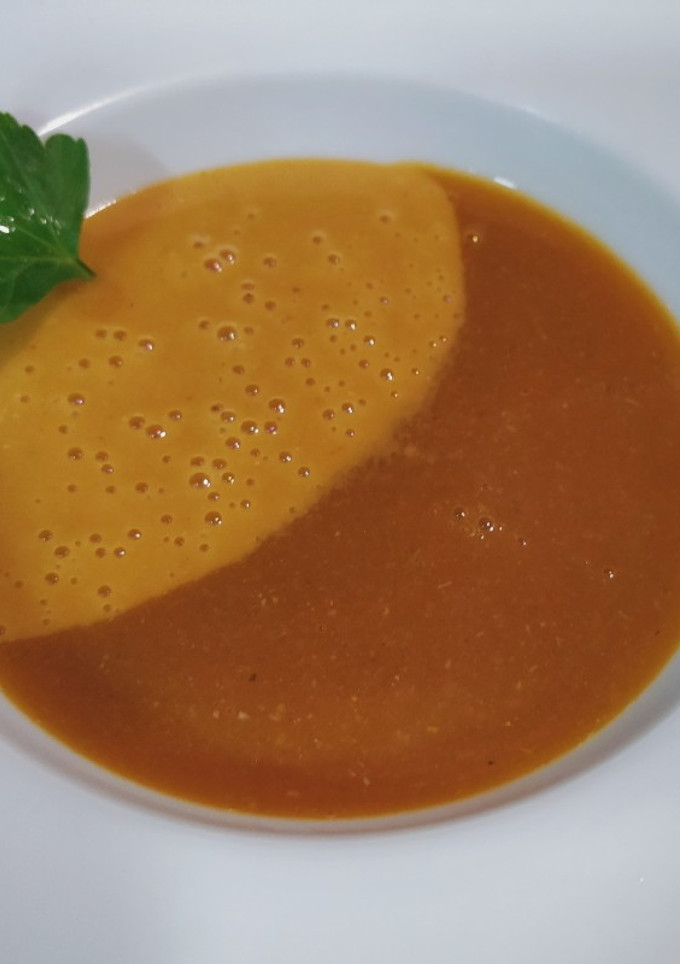 Una foto de Bisque de Langostinos