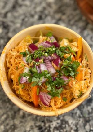 A picture of Thai Coconut Noodle Soup.