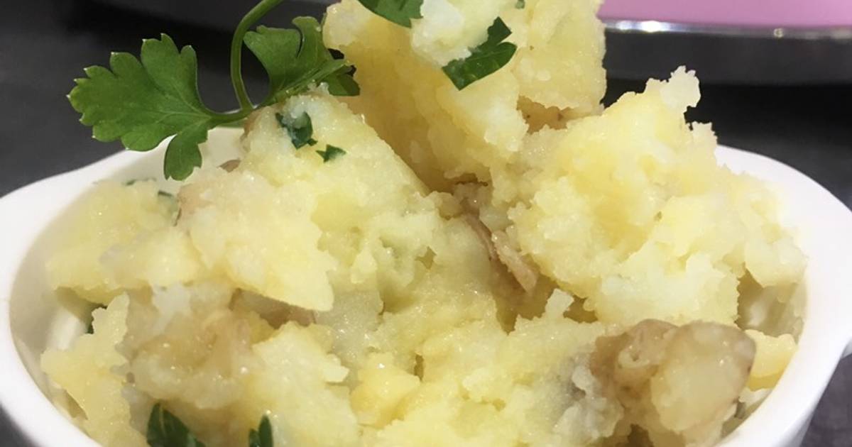 Skin On Parsley Mash Recipe by Barbie Legs Cookpad