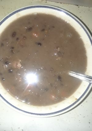 A picture of Black Bean Soup.