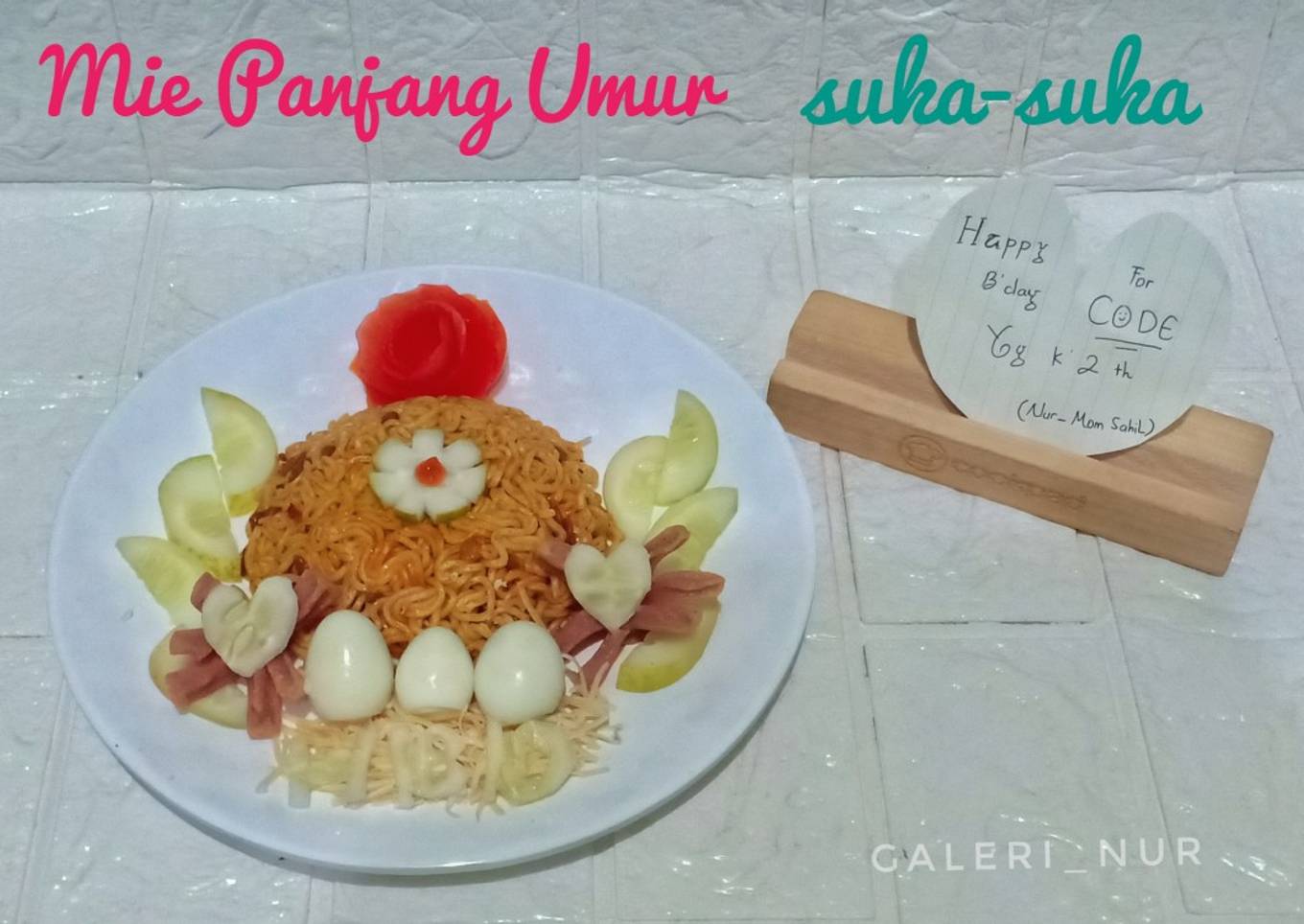 Mie Panjang Umur Suka-Suka 😍