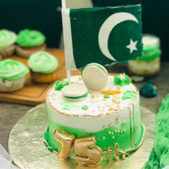 75th Independence Day Cake A picture of 75th Independence Day Cake.