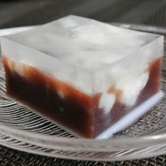 A picture of Kanten Wagashi : Snow Flake.