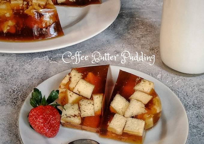 Coffee butter pudding