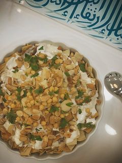 صورة لوصفة فتة الفريكة بالدجاج