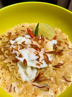 Foto resep Mie kuah instan creamy