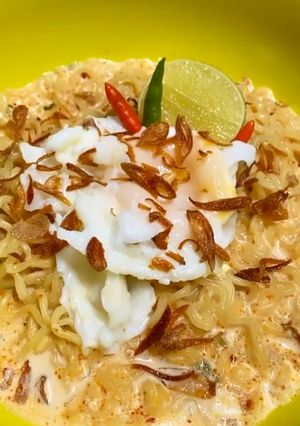 Foto resep Mie kuah instan creamy