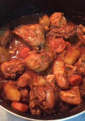 Foto resep Spicy braised chicken(Dakbokkeumtang - Korean food)#BikinRamadanBerkesan