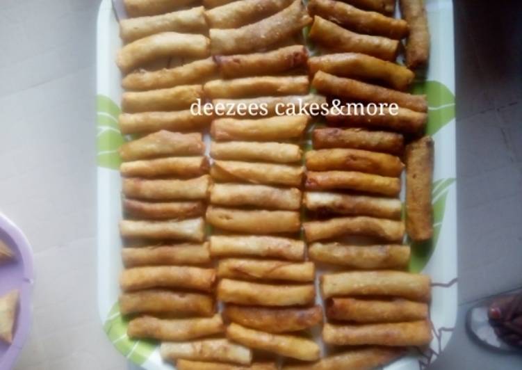 Steps to Cook Awsome Springroll | So Great Food Recipe From My Kitchen