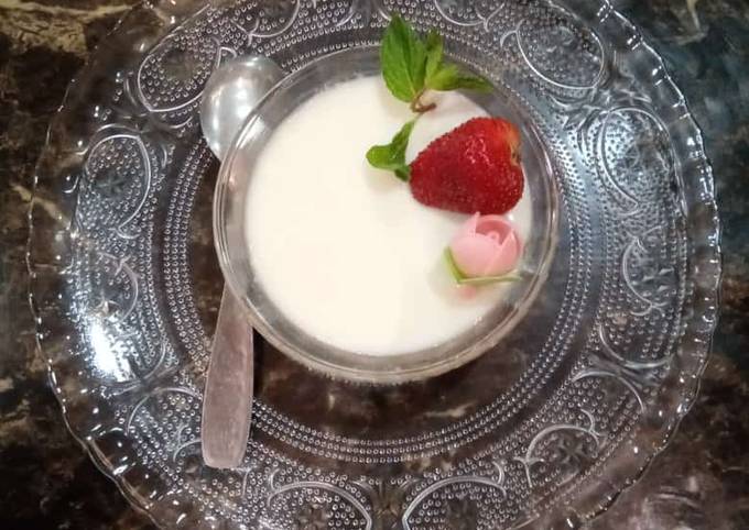 How to Prepare Iconic Strawberry pannacotta for Healthy Recipe