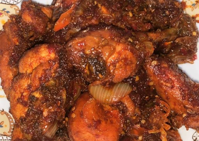 Cara Memasak Ayam kecap pedas Irit Anti Gagal