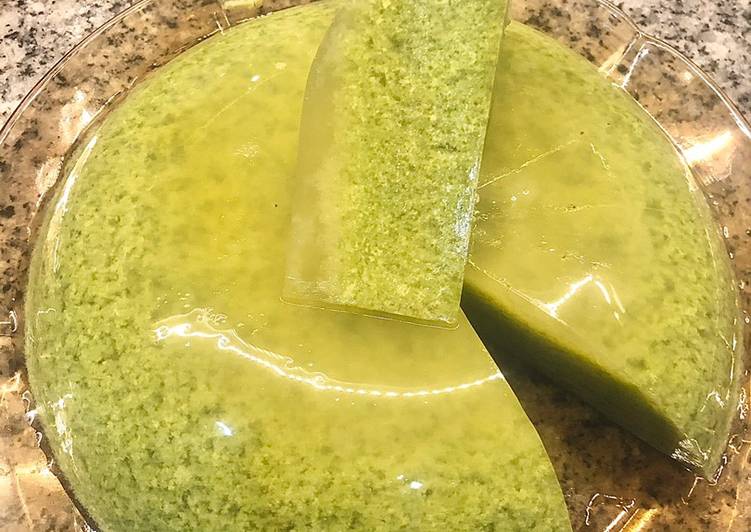 Pudding lumut tanpa santan