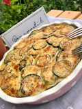 Zucchini-Polenta-Auflauf