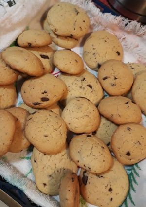 Una foto de Galletas con chocolate