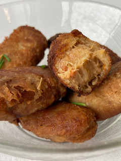 Una foto de Croquetas de pringá del puchero
