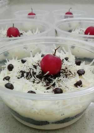 Foto resep 2. Oreo cheesecake lumer sederhana